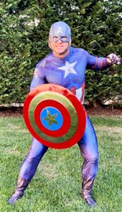 Hire a Captain America for a Birthday Party